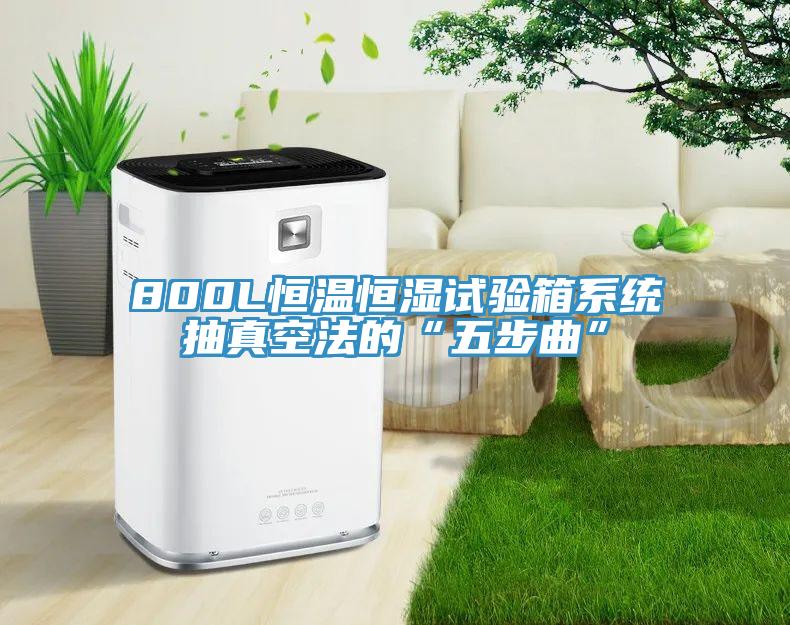 800L恒温恒湿试验箱系统抽真空法的“五步曲”