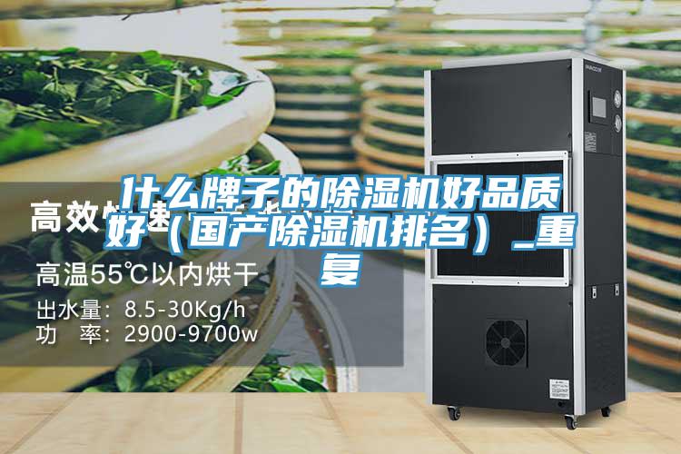 什么牌子的除湿机好品质好（国产除湿机排名）_重复