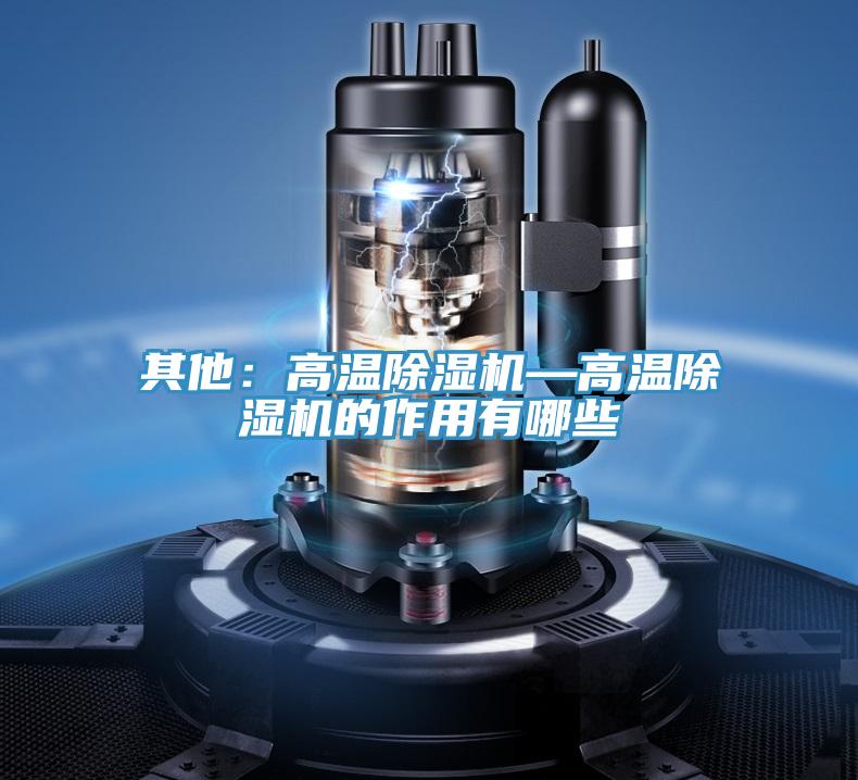 其他：高温除湿机—高温除湿机的作用有哪些