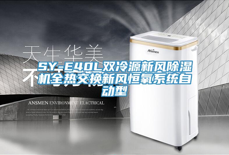 SY-E40L双冷源新风除湿机全热交换新风恒氧系统自动型