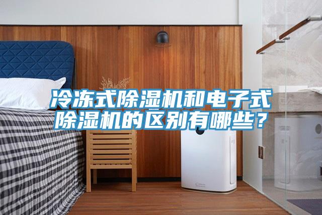 冷冻式除湿机和电子式除湿机的区别有哪些？
