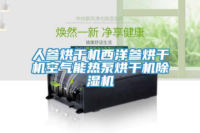 人参烘干机西洋参烘干机空气能热泵烘干机除湿机