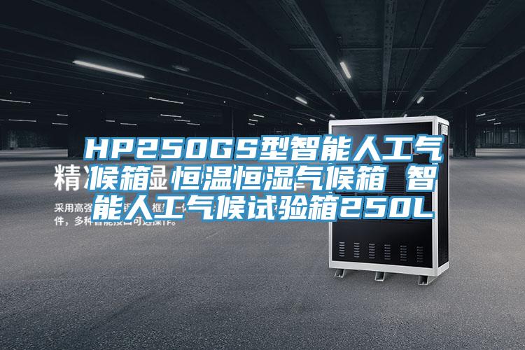 HP250GS型智能人工气候箱 恒温恒湿气候箱 智能人工气候试验箱250L