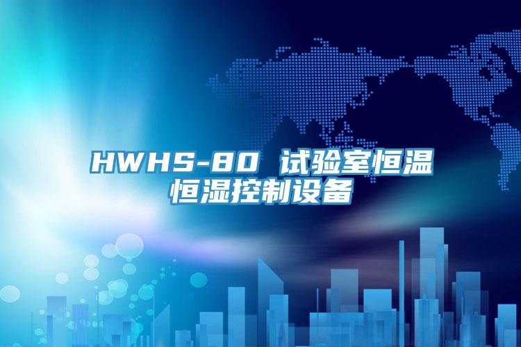 HWHS-80 试验室恒温恒湿控制设备