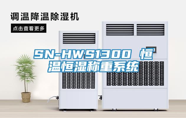SN-HWS1300 恒温恒湿称重系统