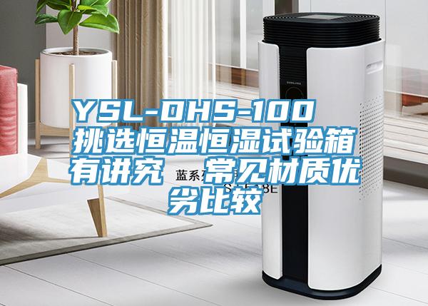 YSL-DHS-100  挑选恒温恒湿试验箱有讲究  常见材质优劣比较