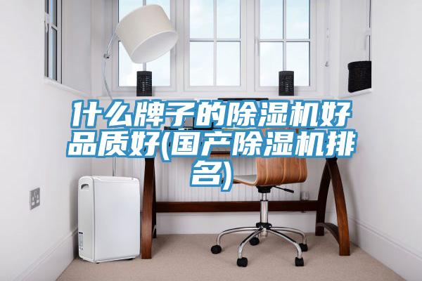 什么牌子的除湿机好品质好(国产除湿机排名)