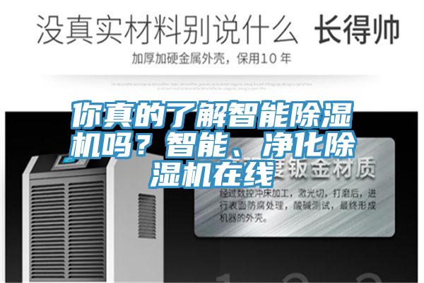 你真的了解智能除湿机吗？智能、净化除湿机在线
