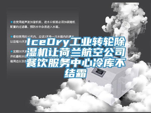 IceDry工业转轮除湿机让荷兰航空公司餐饮服务中心冷库不结霜