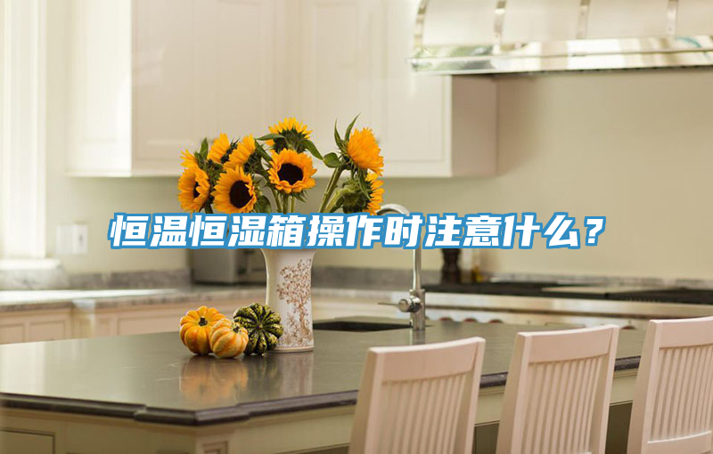 恒温恒湿箱操作时注意什么？