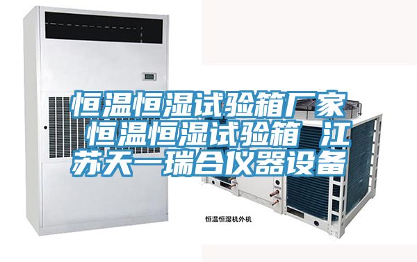 恒温恒湿试验箱厂家 恒温恒湿试验箱 江苏天一瑞合仪器设备