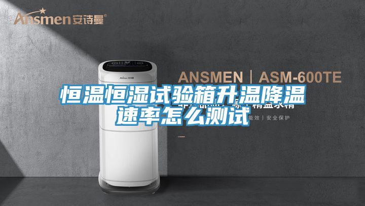 恒温恒湿试验箱升温降温速率怎么测试