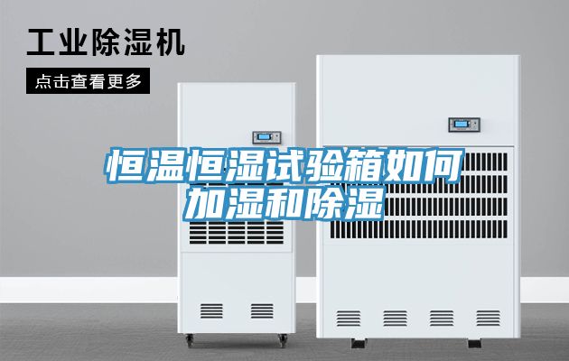 恒温恒湿试验箱如何加湿和除湿