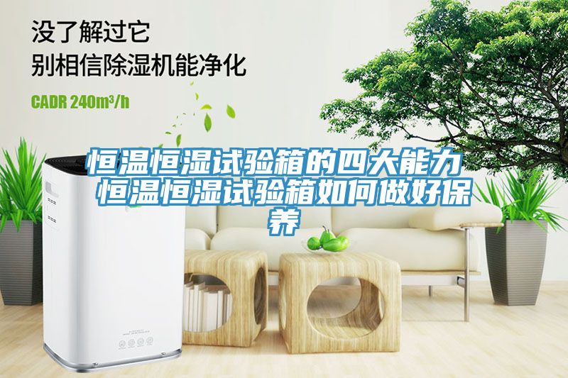恒温恒湿试验箱的四大能力 恒温恒湿试验箱如何做好保养