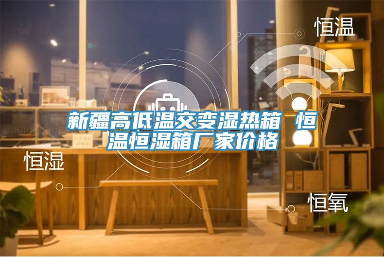 新疆高低温交变湿热箱 恒温恒湿箱厂家价格