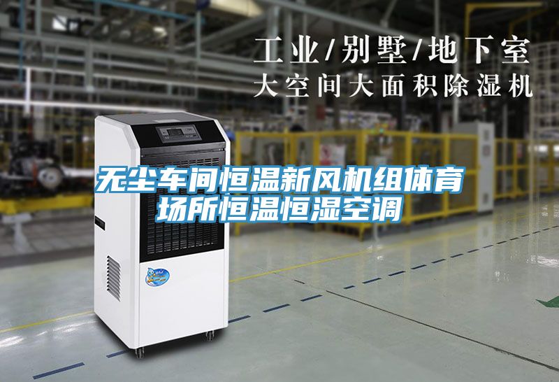 无尘车间恒温新风机组体育场所恒温恒湿空调