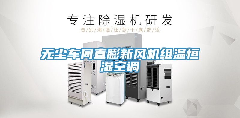 无尘车间直膨新风机组温恒湿空调