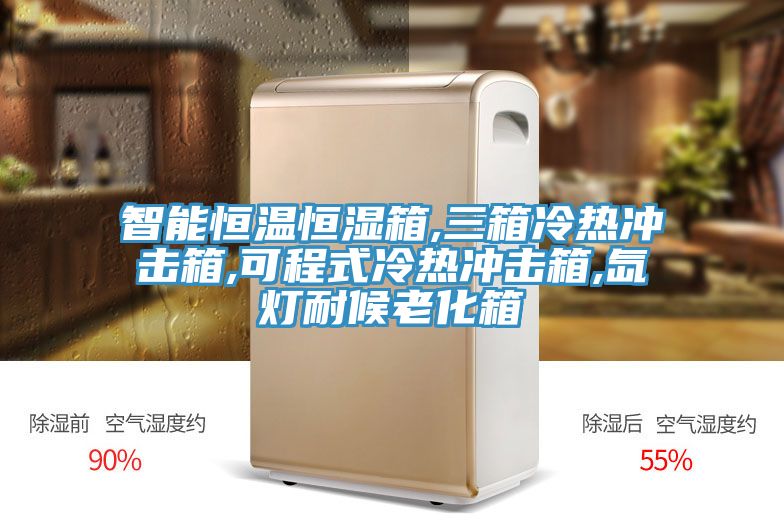 智能恒温恒湿箱,三箱冷热冲击箱,可程式冷热冲击箱,氙灯耐候老化箱