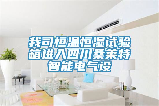 我司恒温恒湿试验箱进入四川桑莱特智能电气设