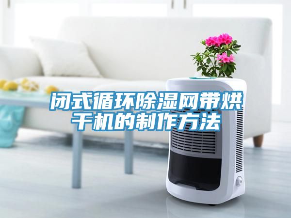 闭式循环除湿网带烘干机的制作方法