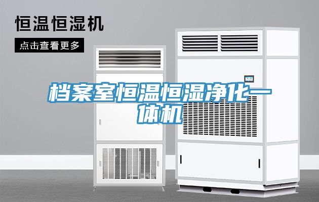 档案室恒温恒湿净化一体机