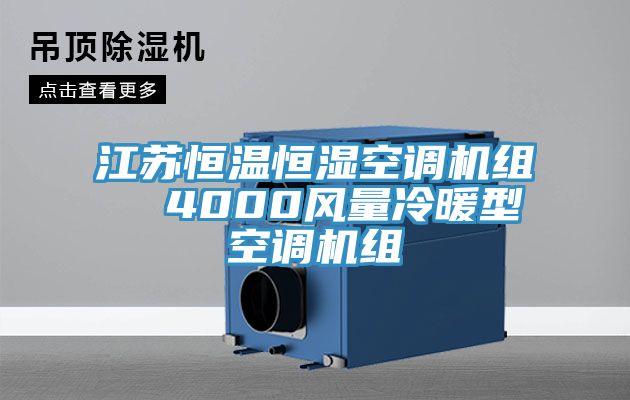 江苏恒温恒湿空调机组  4000风量冷暖型空调机组