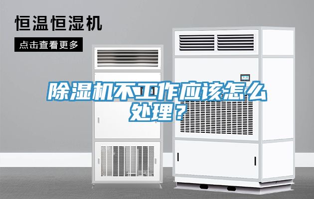 除湿机不工作应该怎么处理？