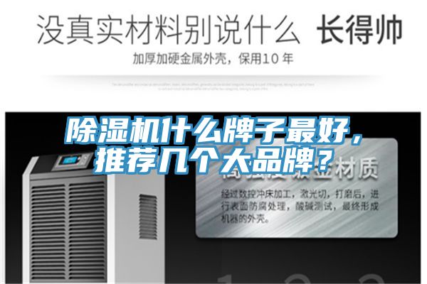 除湿机什么牌子最好，推荐几个大品牌？