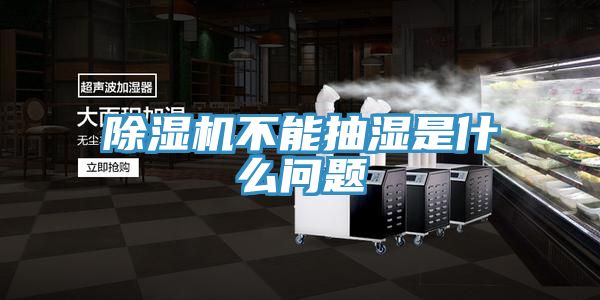 除湿机不能抽湿是什么问题