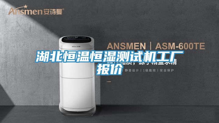 湖北恒温恒湿测试机工厂报价