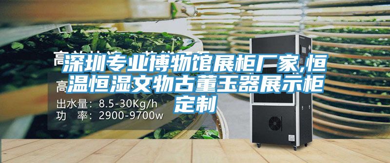 深圳专业博物馆展柜厂家,恒温恒湿文物古董玉器展示柜定制