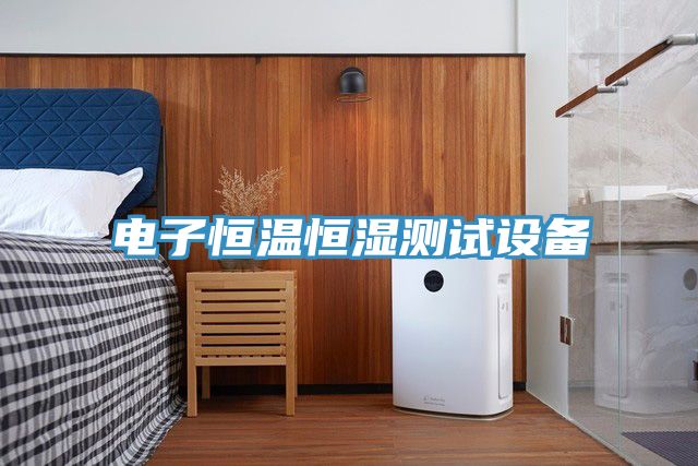 电子恒温恒湿测试设备