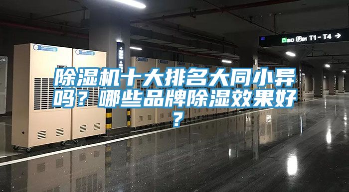 除湿机十大排名大同小异吗？哪些品牌除湿效果好？