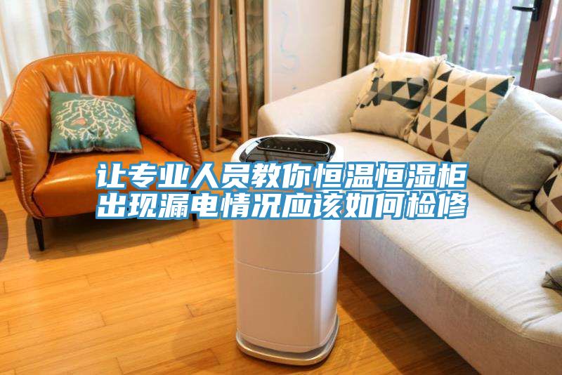 让专业人员教你恒温恒湿柜出现漏电情况应该如何检修