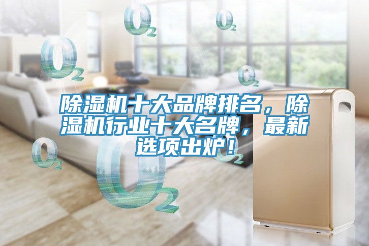 除湿机十大品牌排名，除湿机行业十大名牌，最新选项出炉！