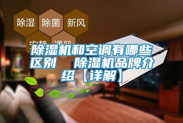 除湿机和空调有哪些区别  除湿机品牌介绍【详解】