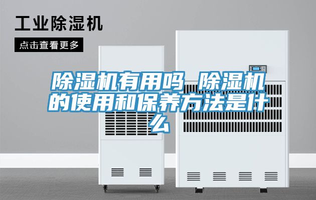 除湿机有用吗 除湿机的使用和保养方法是什么