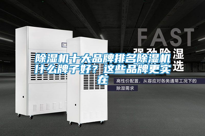 除湿机十大品牌排名除湿机什么牌子好？这些品牌更实在