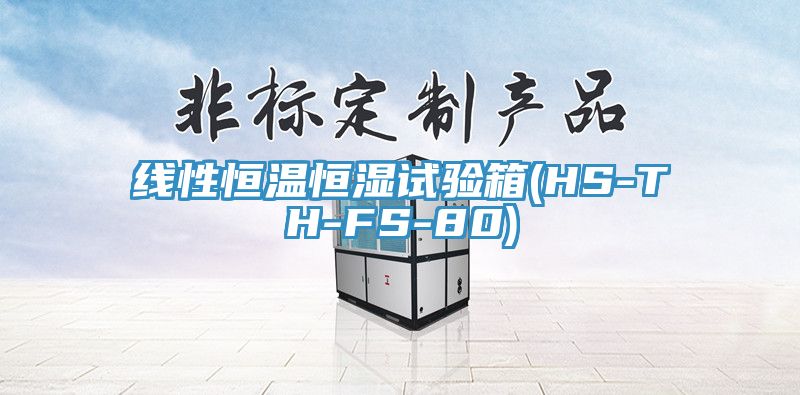 线性恒温恒湿试验箱(HS-TH-FS-80)