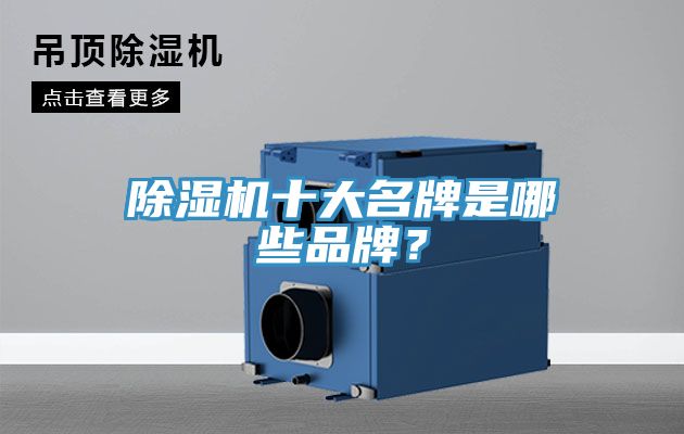 除湿机十大名牌是哪些品牌？