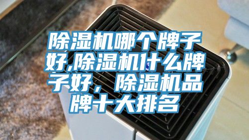 除湿机哪个牌子好,除湿机什么牌子好，除湿机品牌十大排名