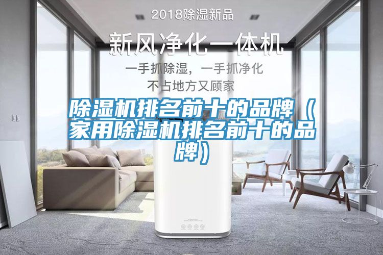 除湿机排名前十的品牌（家用除湿机排名前十的品牌）
