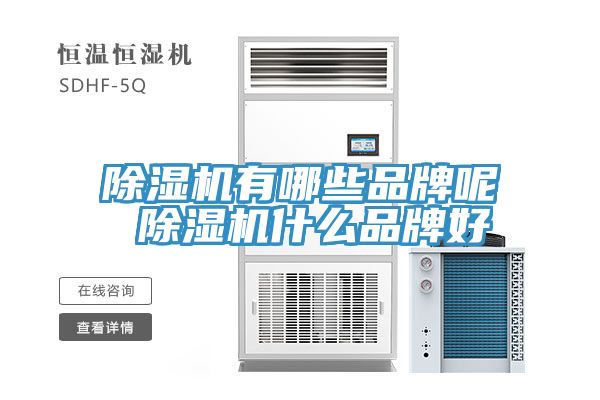 除湿机有哪些品牌呢 除湿机什么品牌好