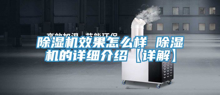 除湿机效果怎么样 除湿机的详细介绍【详解】