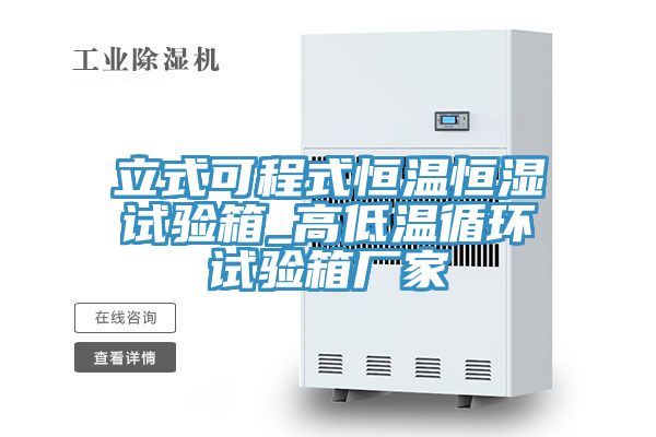 立式可程式恒温恒湿试验箱_高低温循环试验箱厂家