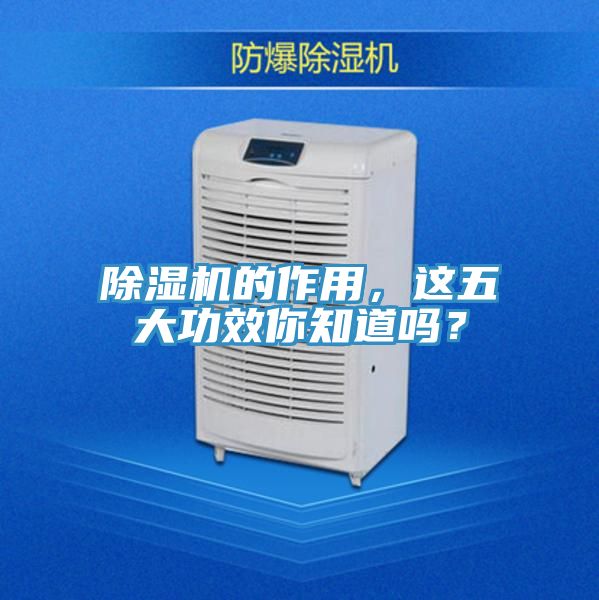 除湿机的作用，这五大功效你知道吗？
