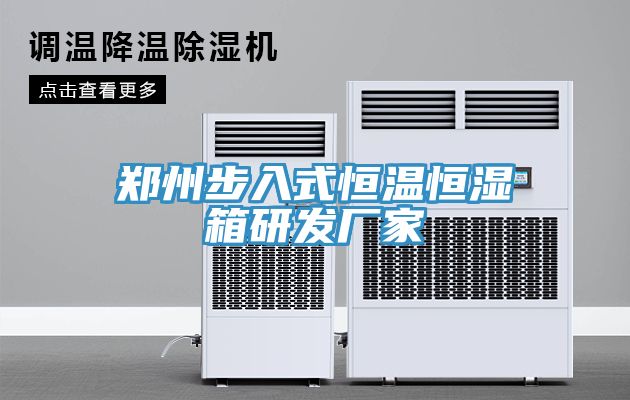 郑州步入式恒温恒湿箱研发厂家