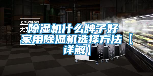 除湿机什么牌子好 家用除湿机选择方法【详解】