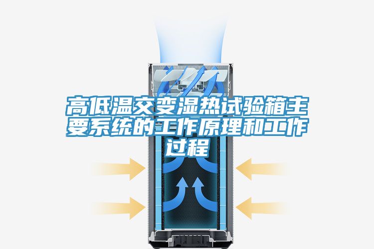高低温交变湿热试验箱主要系统的工作原理和工作过程