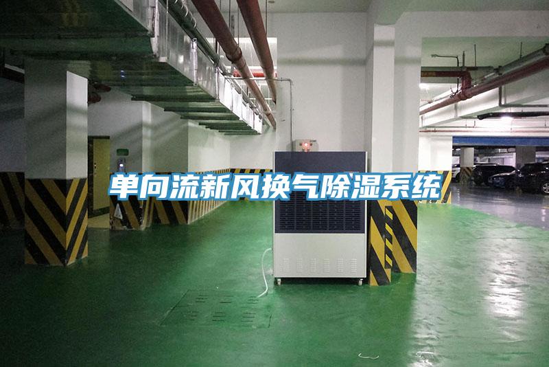 单向流新风换气除湿系统